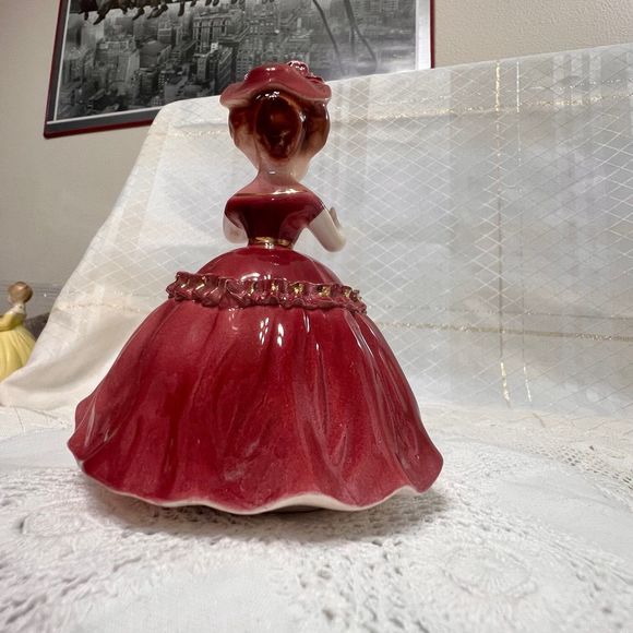 Vintage Arnart Cherchez La Femme 7616 Figurine, Vintage 1950s Ceramic Figurine, - Picture 5 of 10